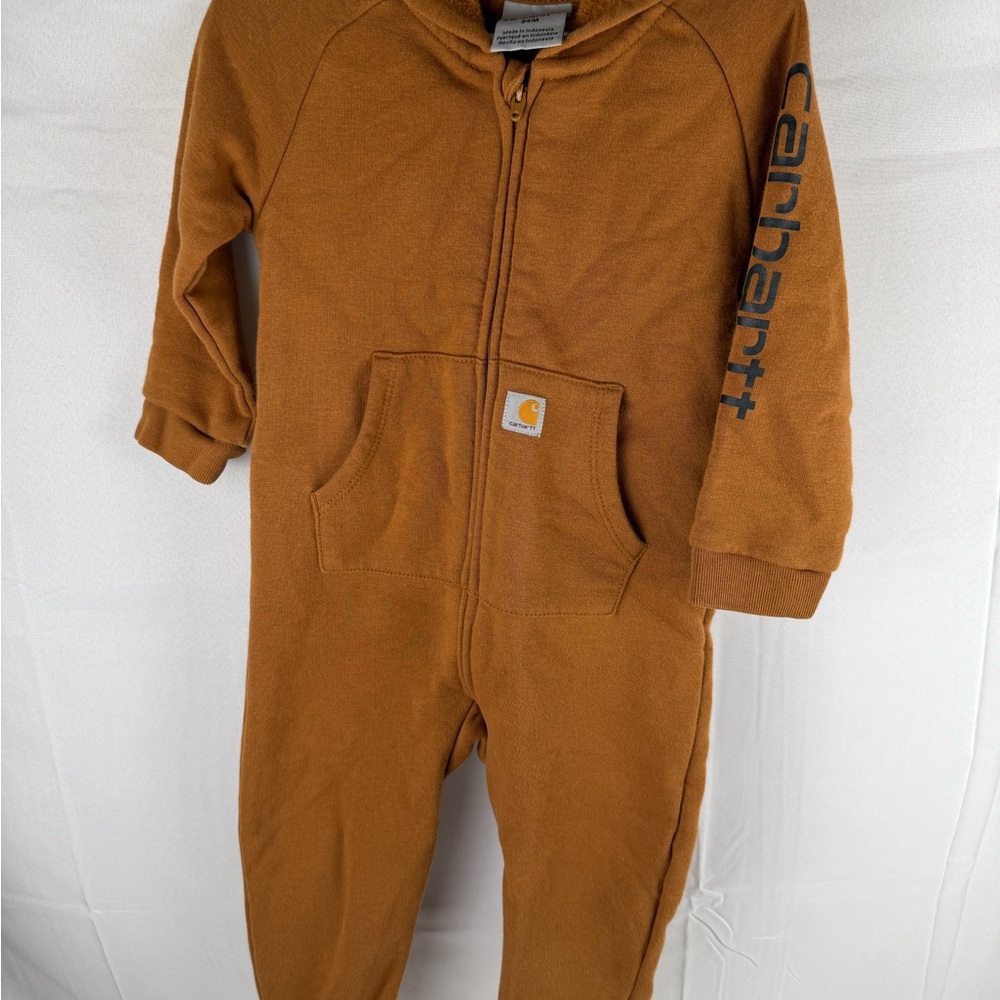 Carhartt Kids Tan Hooded Footie